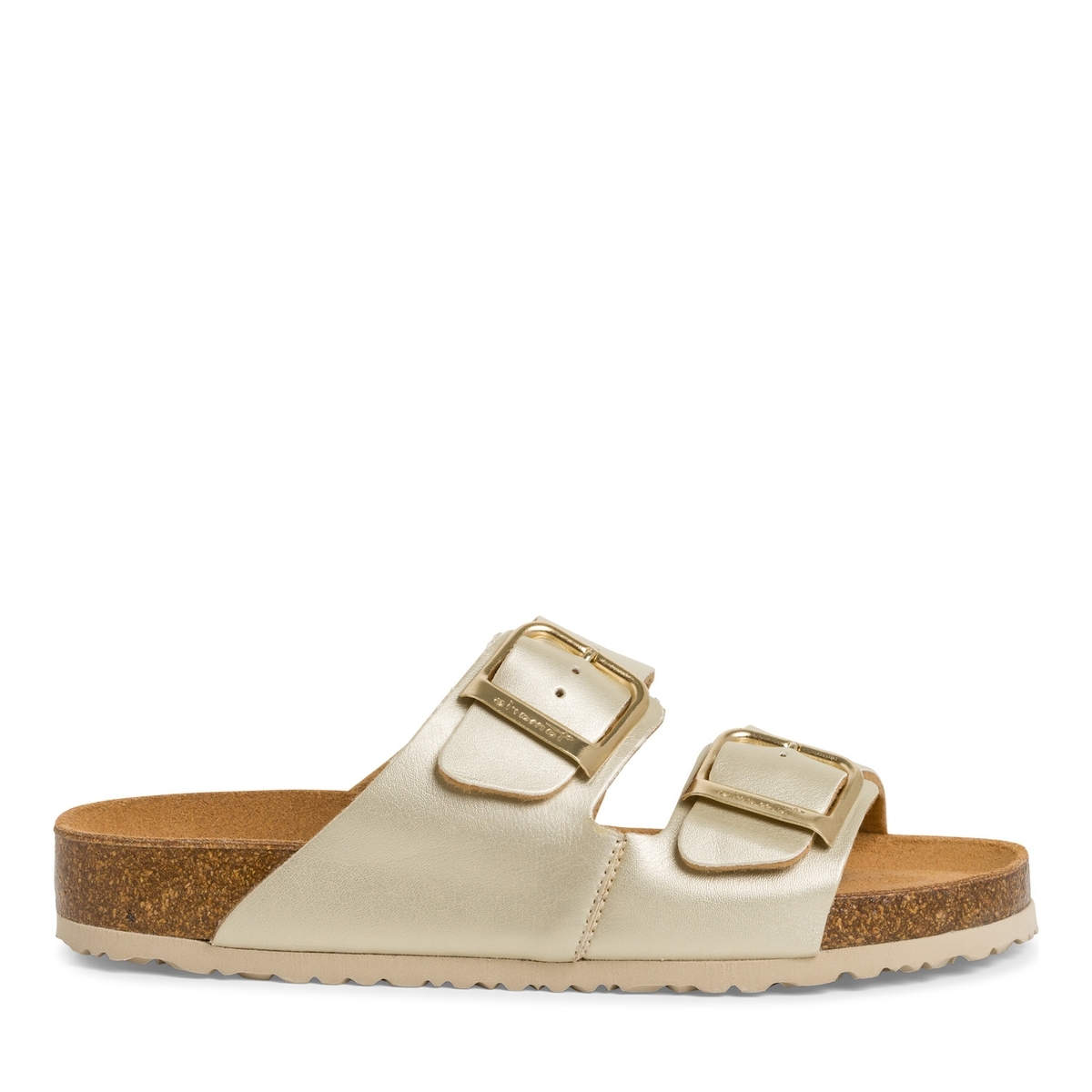 Mule en boucle or clair, TAMARIS