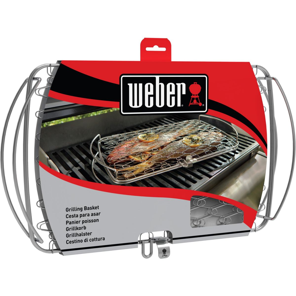 Panier de cuisson Panier à poisson Gd modèle argent, WEBER