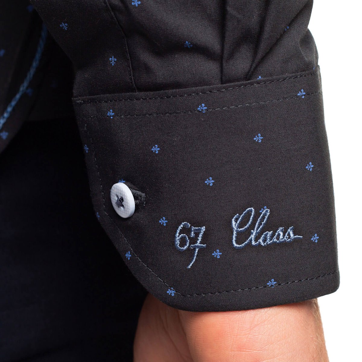 Chemise fleur de lys Navy sur Shilton : le vêtement Rugby Sportswear ! navy, SHILTON