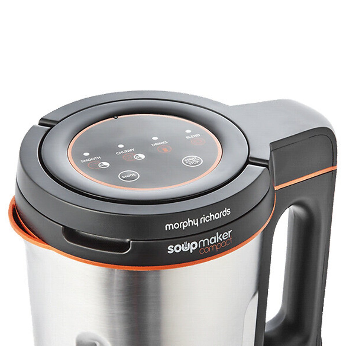1L Compact Soup Maker - 501021 black/red, MORPHY RICHARDS