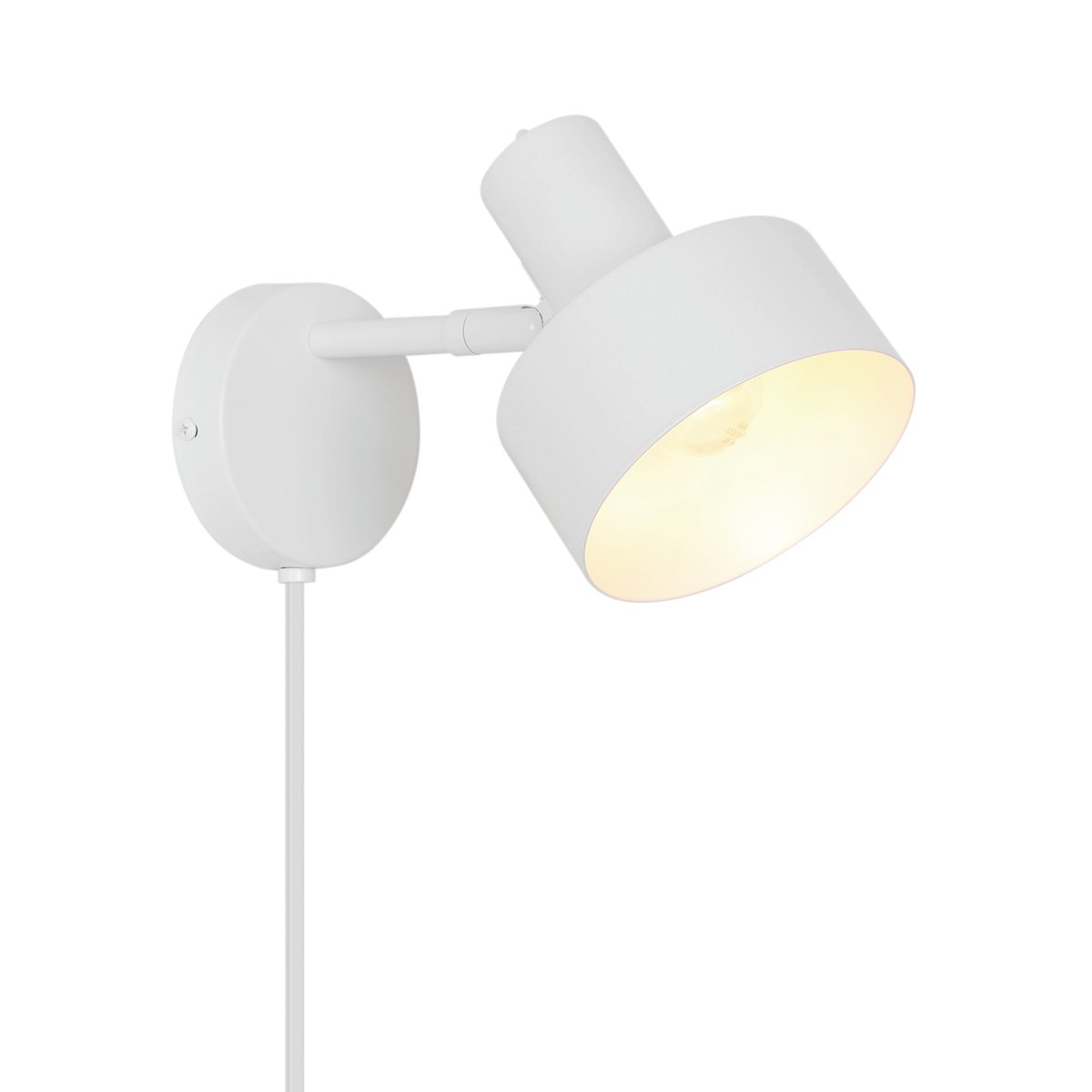 Applique murale minimaliste bidirectionnelle orientable en métal, MATIS blanc, NORDLUX