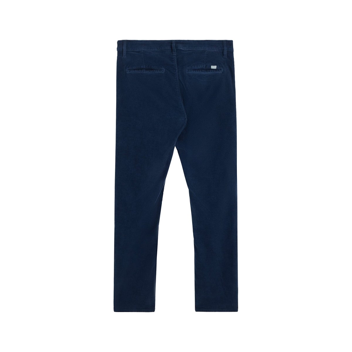 PANTALON CHINO VELOURS ROYROMA bleu foncé, PULLIN