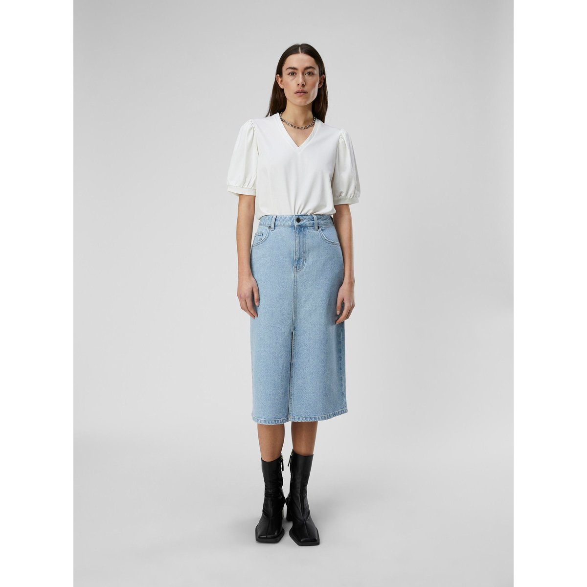 T-Shirt Manches bouffantes cloud dancer, OBJECT