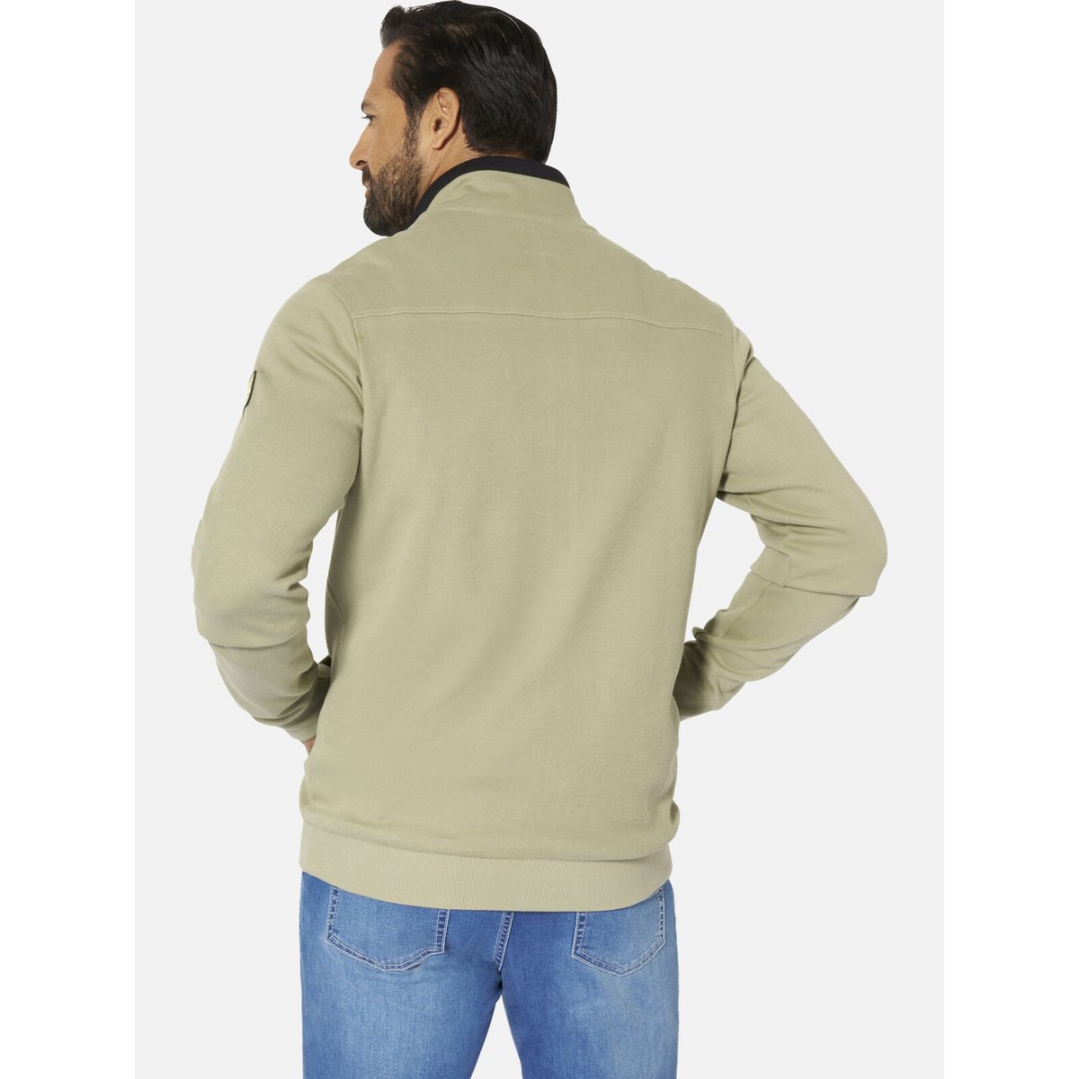 Veste en molleton AAGANG olive, JAN VANDERSTORM