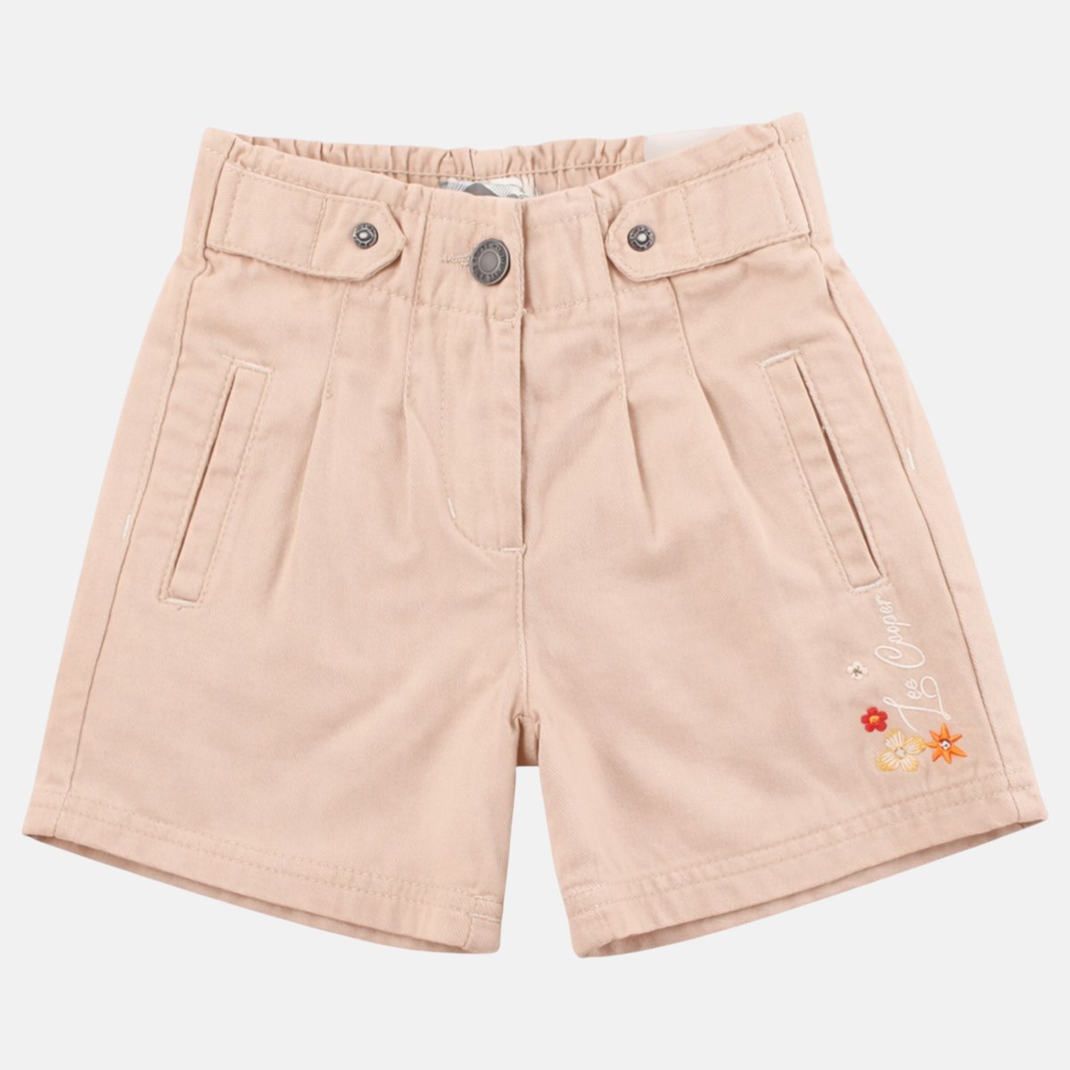 Short à pinces, fermeture boutonnée et poches CHIC rose, LEE COOPER