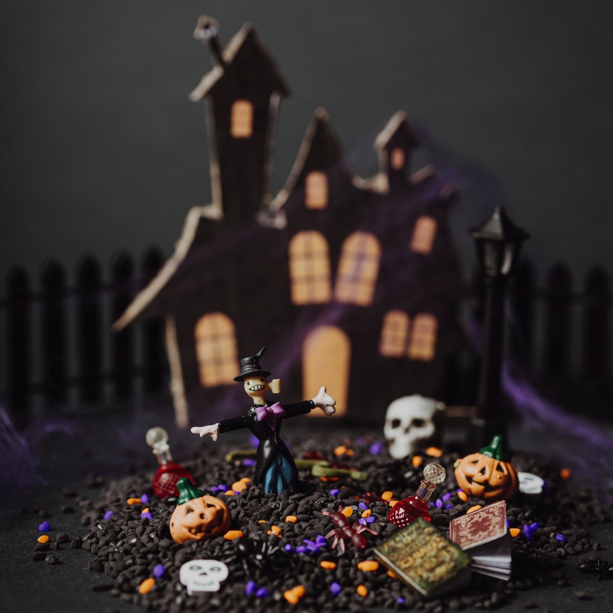 Bouteille sensorielle Halloween multicolore, PETIT BOUM