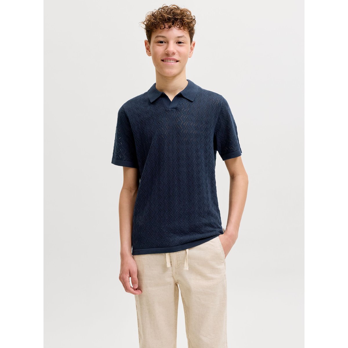 Polo Tricoté sky captain, JACK & JONES JUNIOR