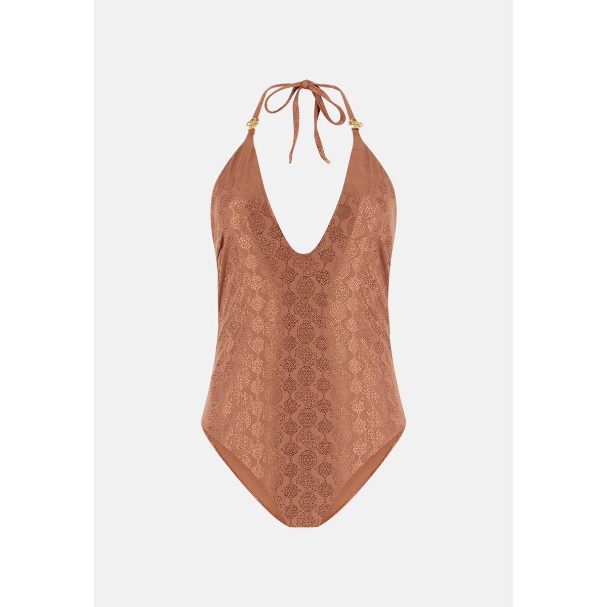 Maillot De Bain Une Pièce Effet Métallique beige, GUESS