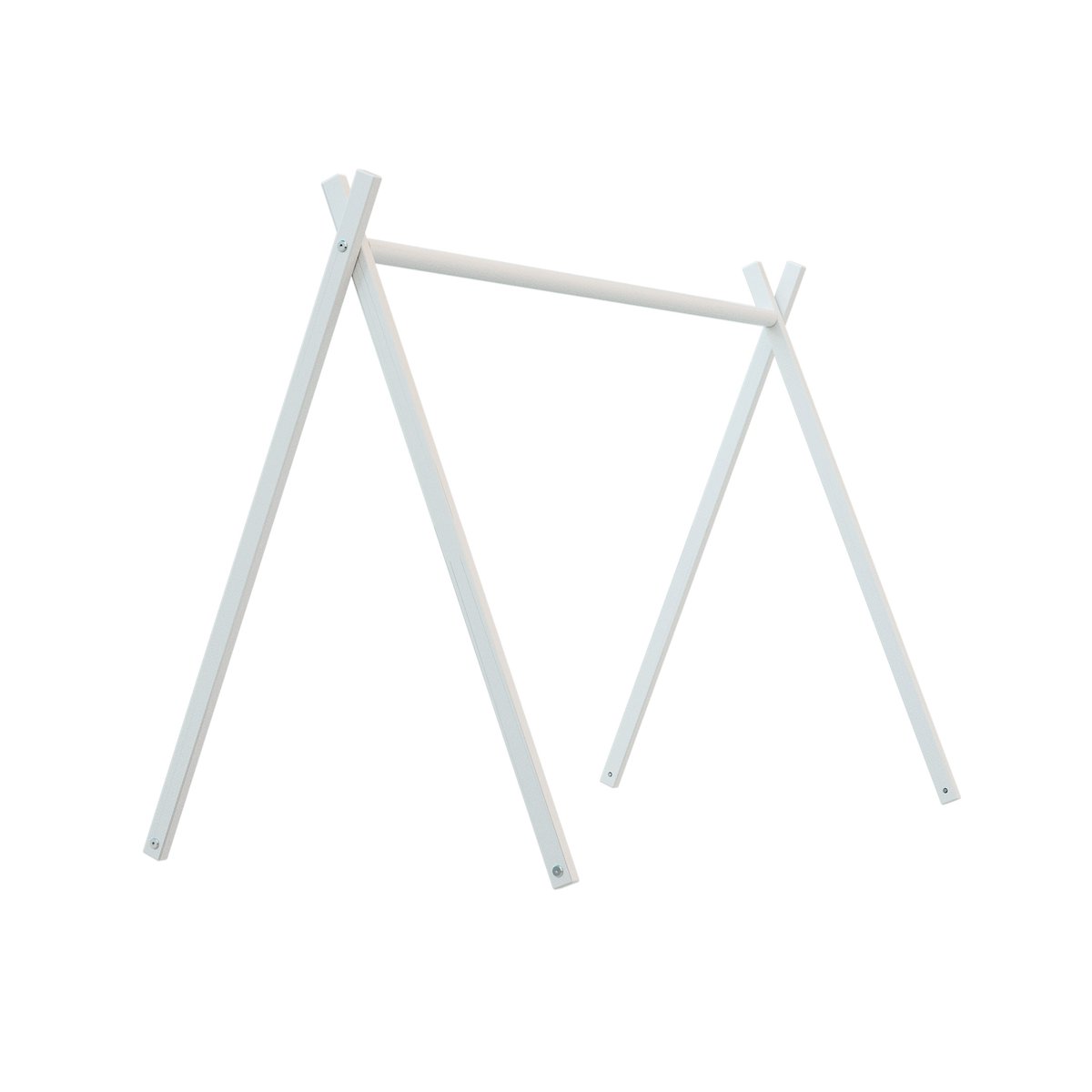 Lit tipi en bois ONE blanc, WEBABY
