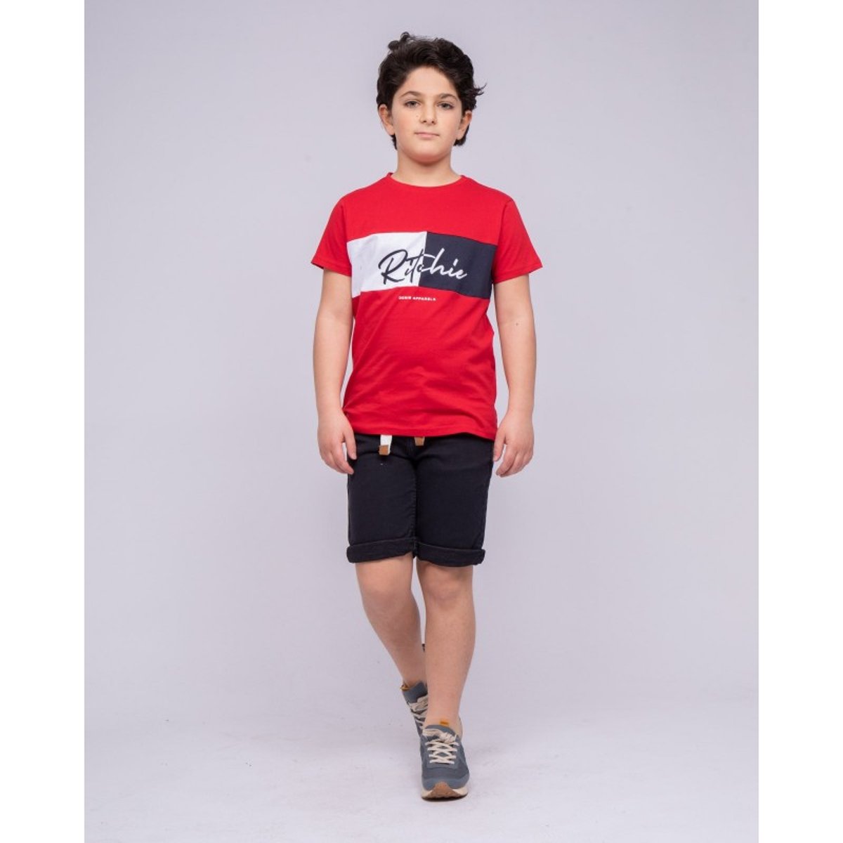 T-shirt Col Rond Pur Coton Noware-j rouge, RITCHIE