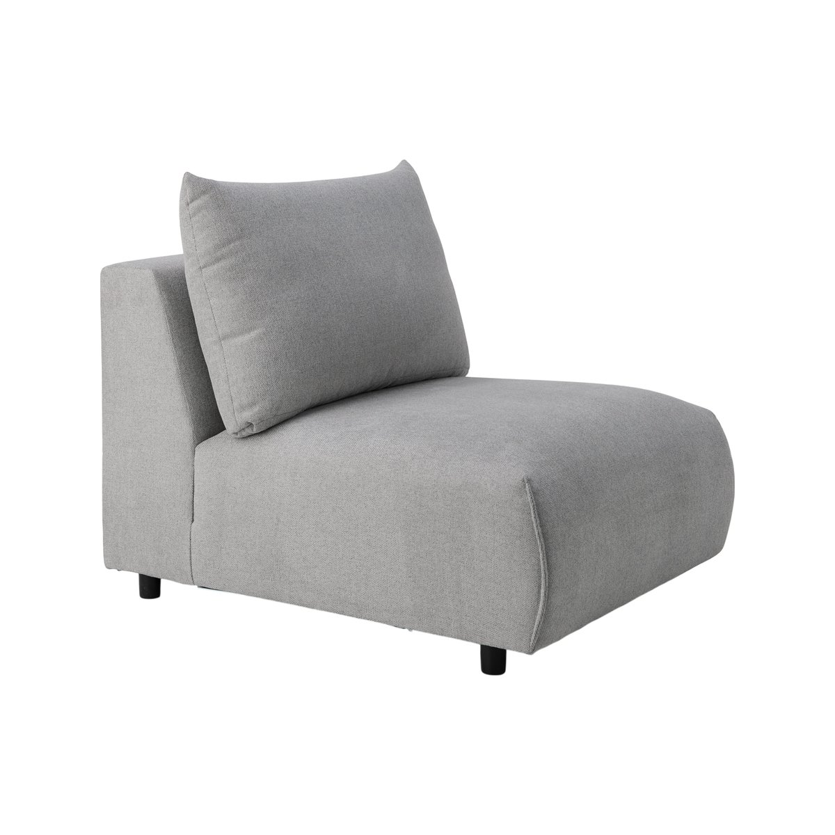 Chauffeuse pour canapé modulable tissu - SOLAL gris, CAMIF