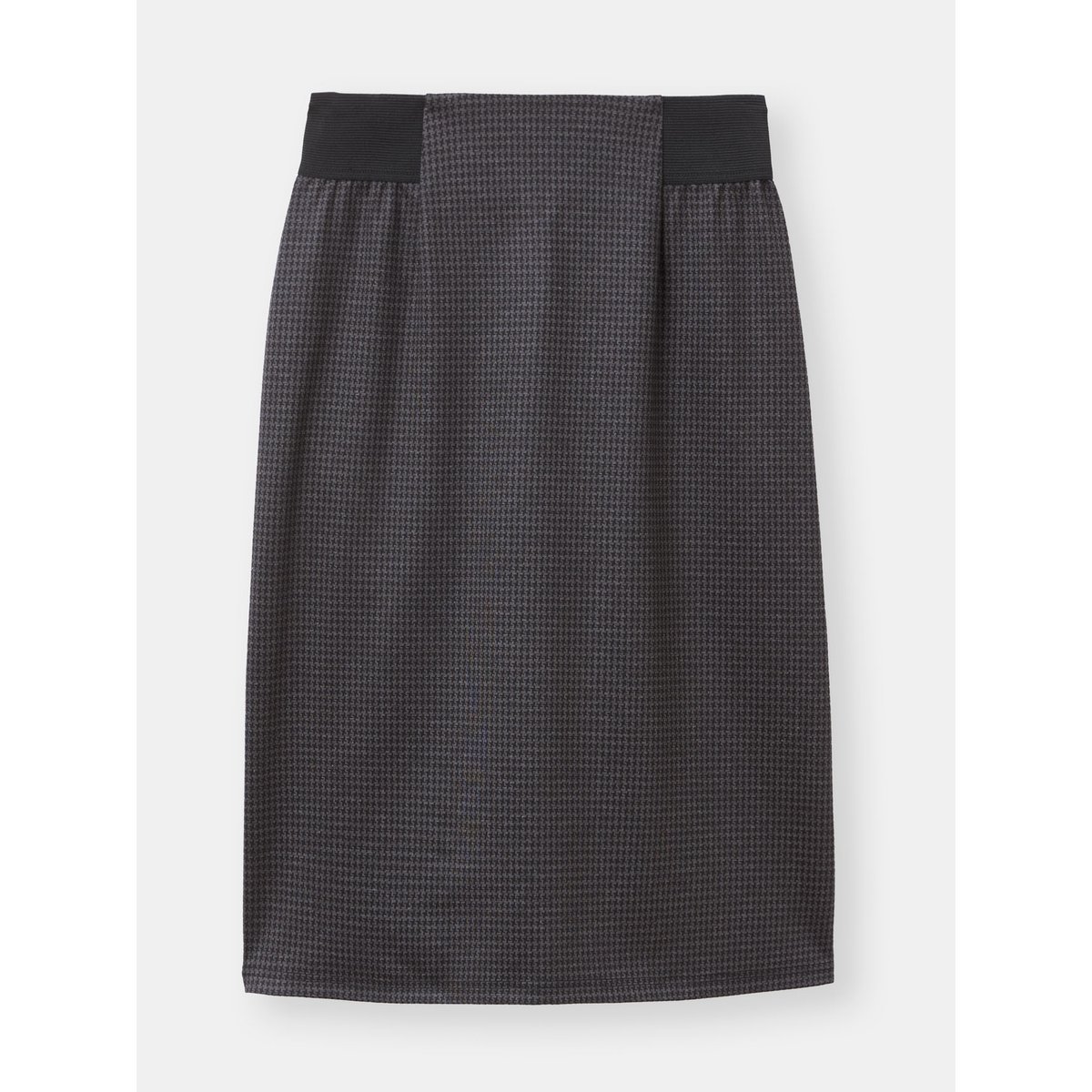 Jupe élastiquée coupe droite carreaux gris, DAXON
