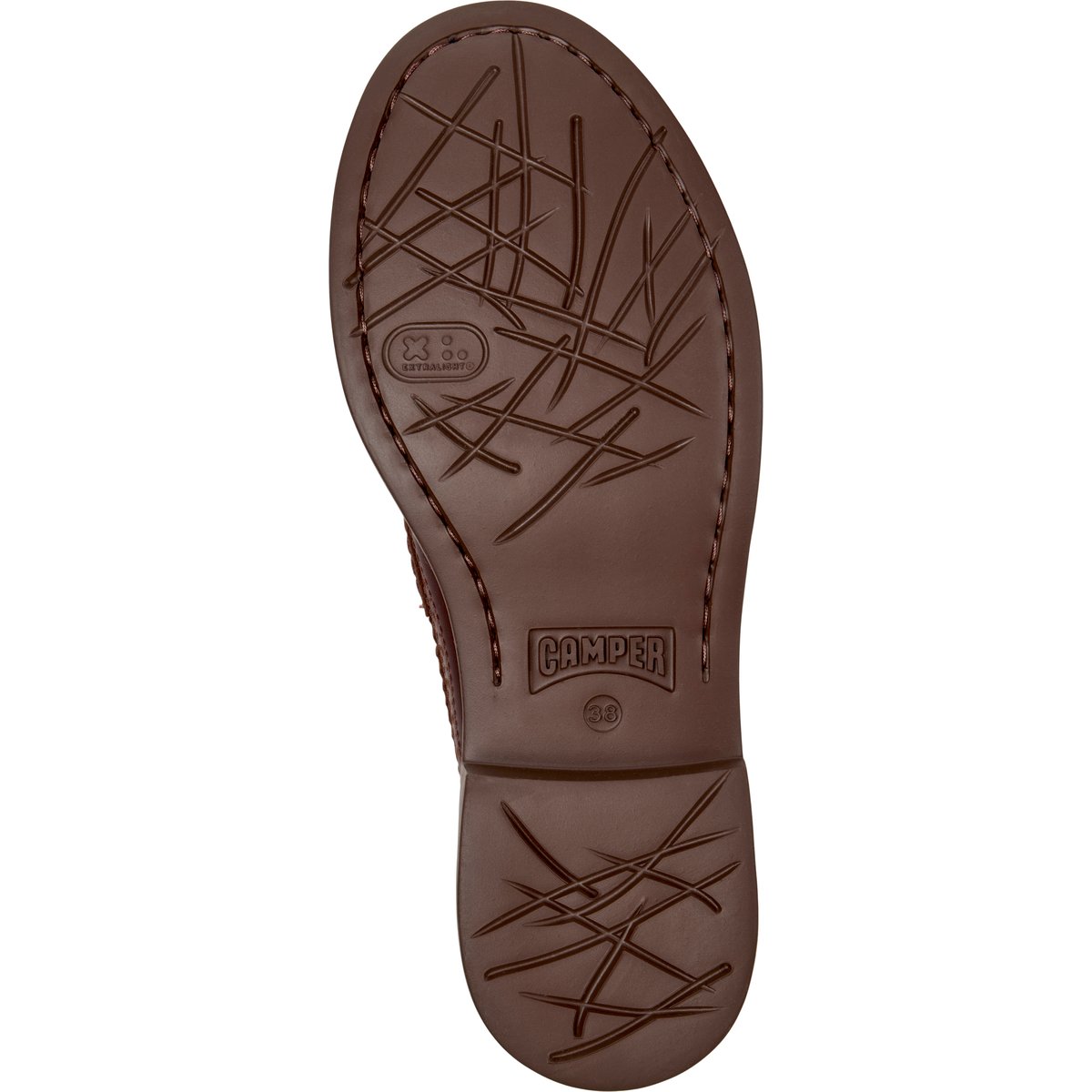 Mocassins Cuir DEAN TWINS marron moyen, CAMPER