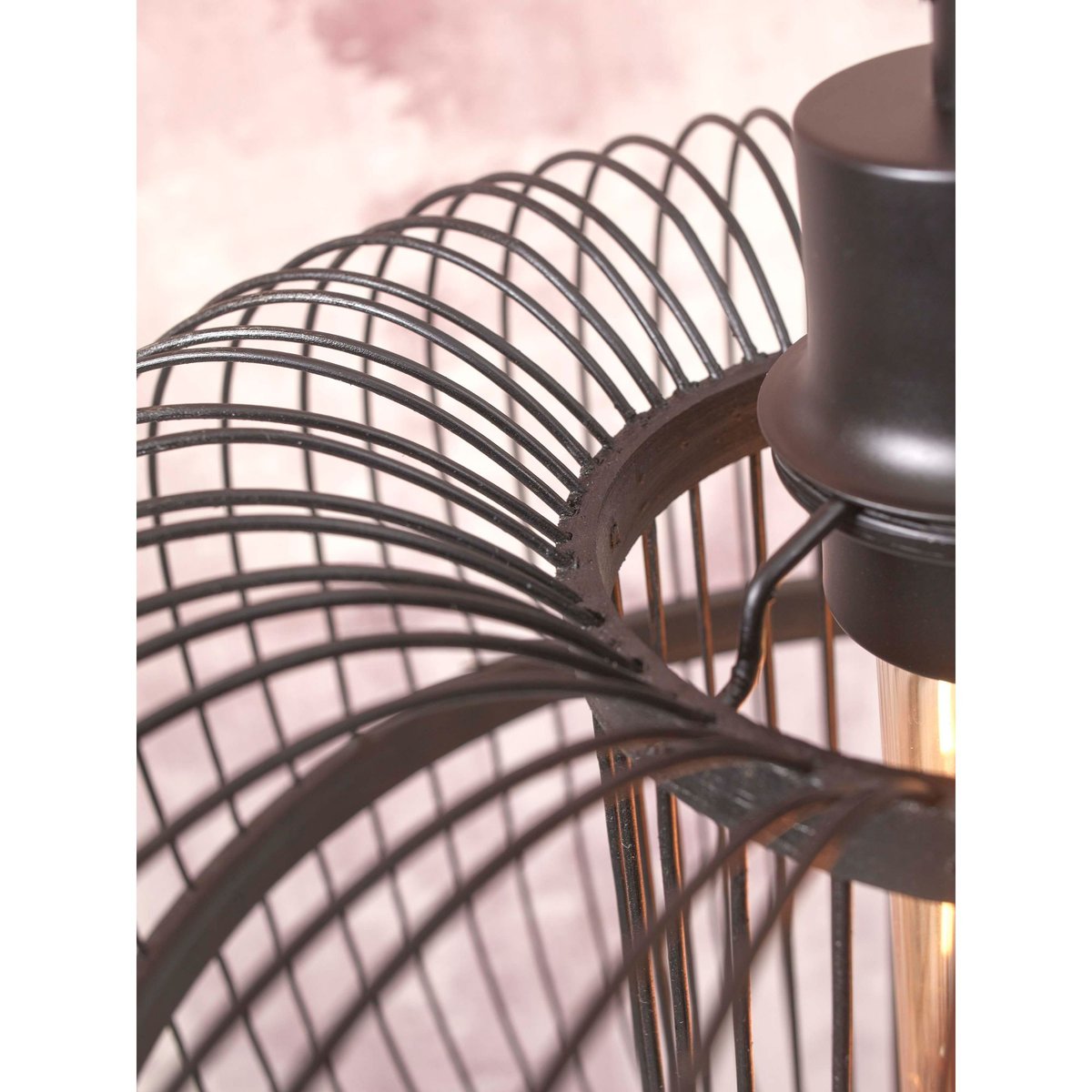 Lampe Suspendue Bambou HOKKAIDO noir, GOOD & MOJO