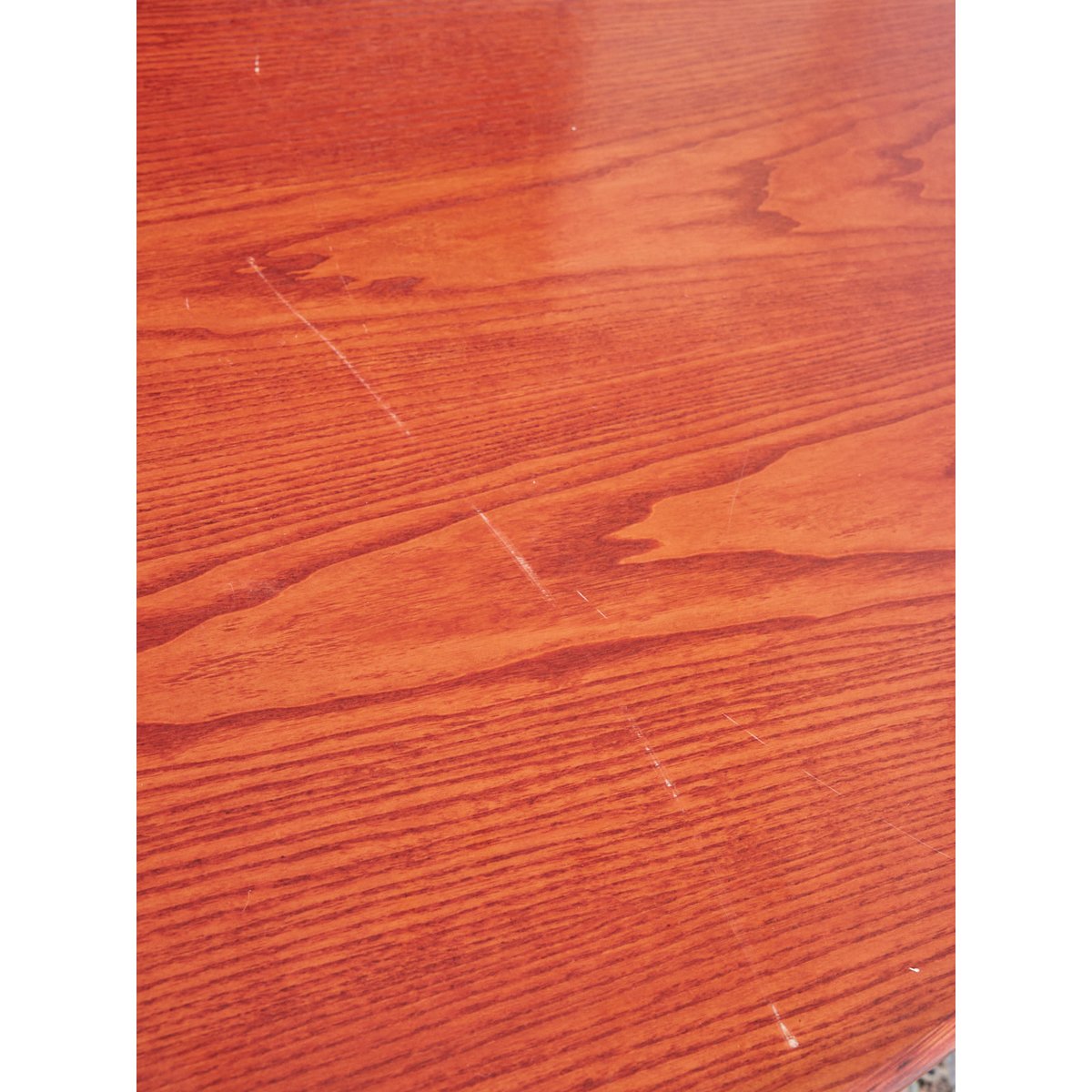 Table à manger en rotin Romy N°1430 - Bon état ocre rouge, DEBONGOUT
