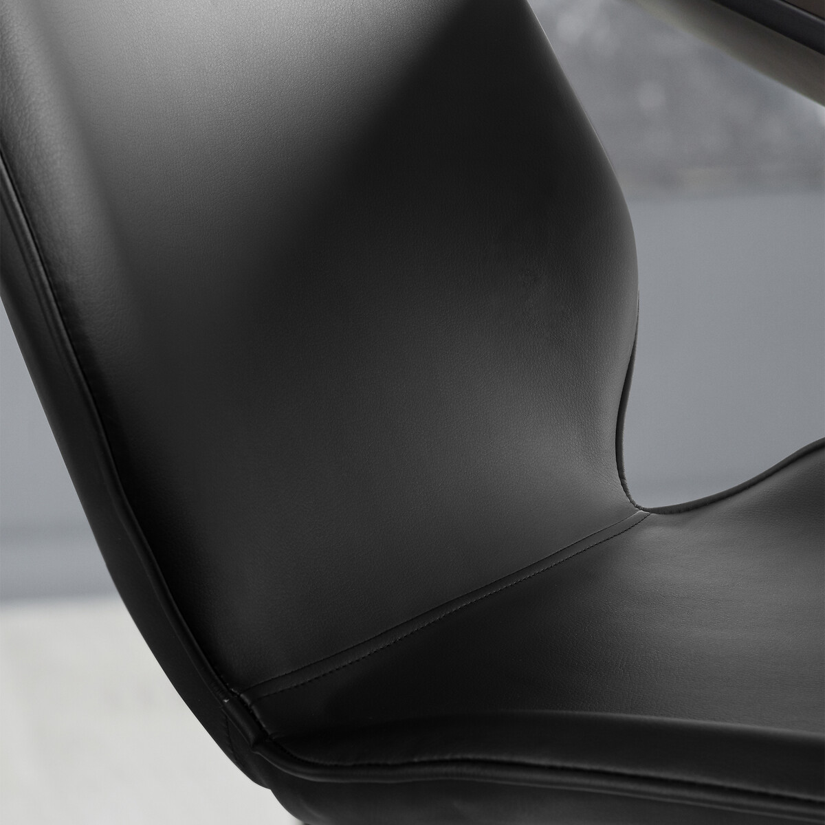Cyrus Faux Leather Dining Chairs (Set of 2) black, SO'HOME
