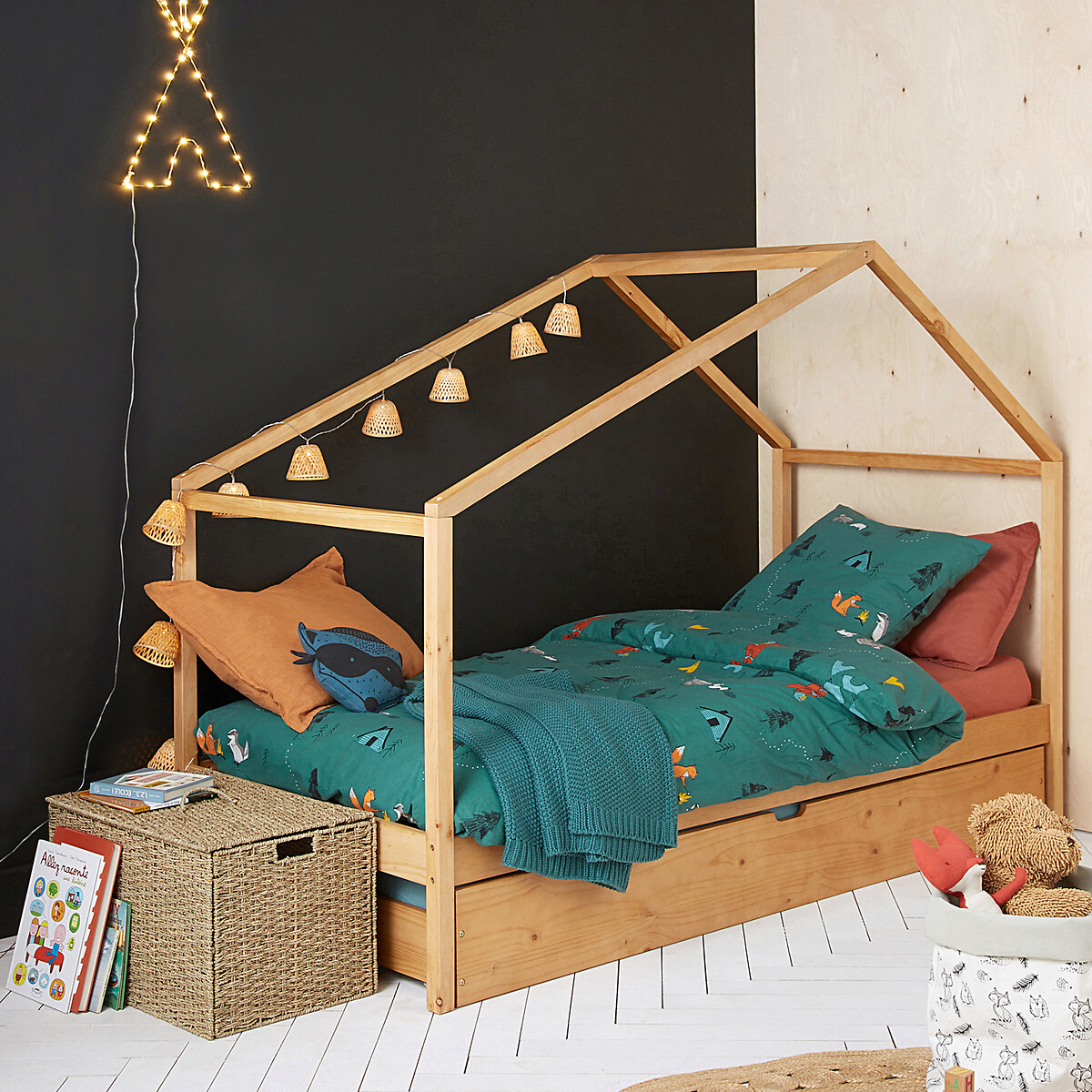 Malle pliable en jonc de mer L60 cm, Kino naturel, LA REDOUTE INTERIEURS