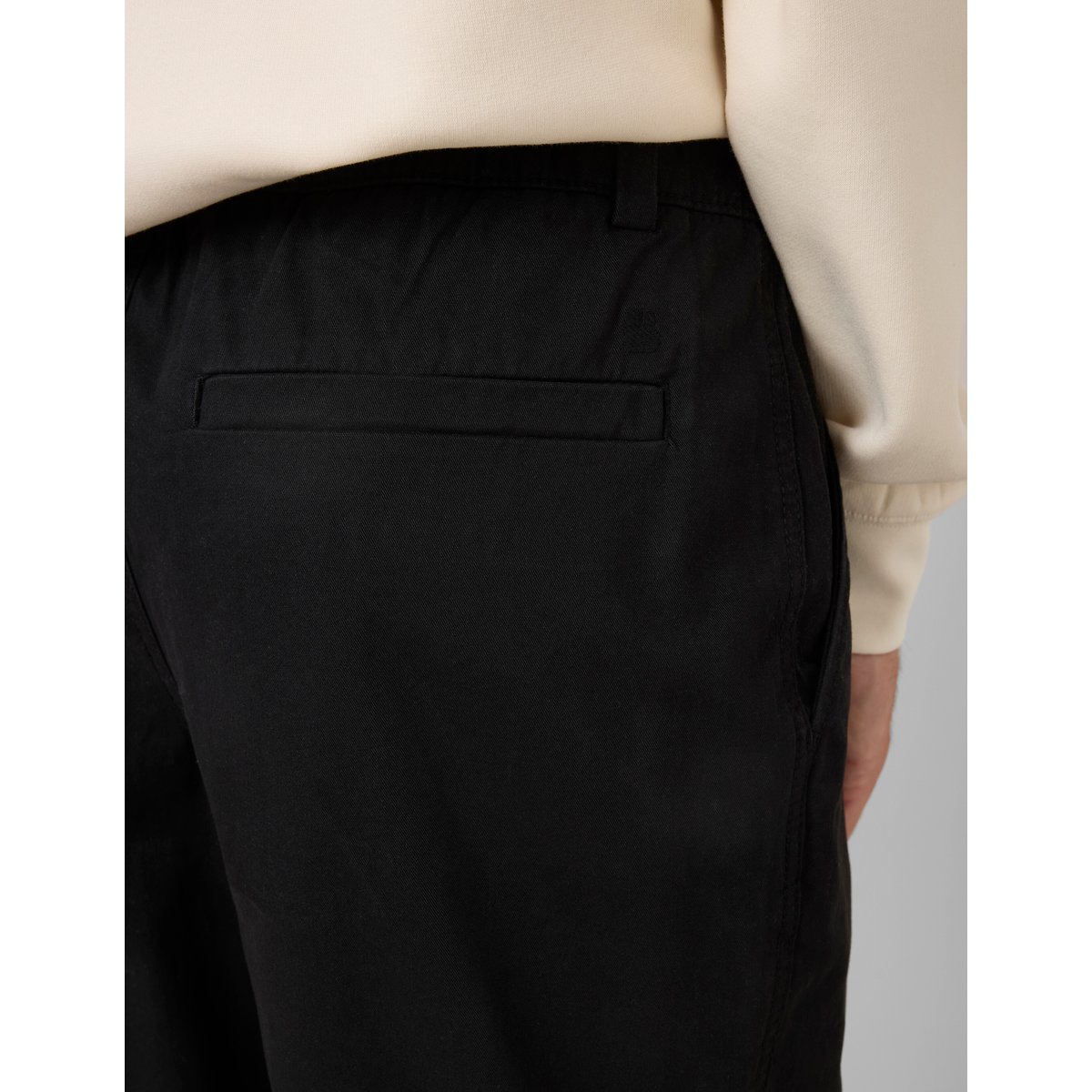 Pantalon jogger relaxed noir, BZB