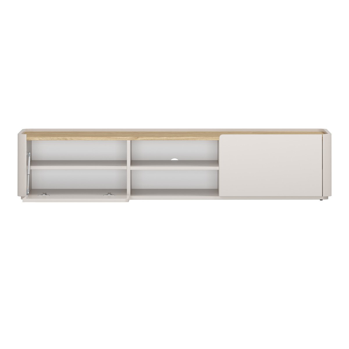 Meuble TV 170 cm , ANYRA beige, BOBOCHIC