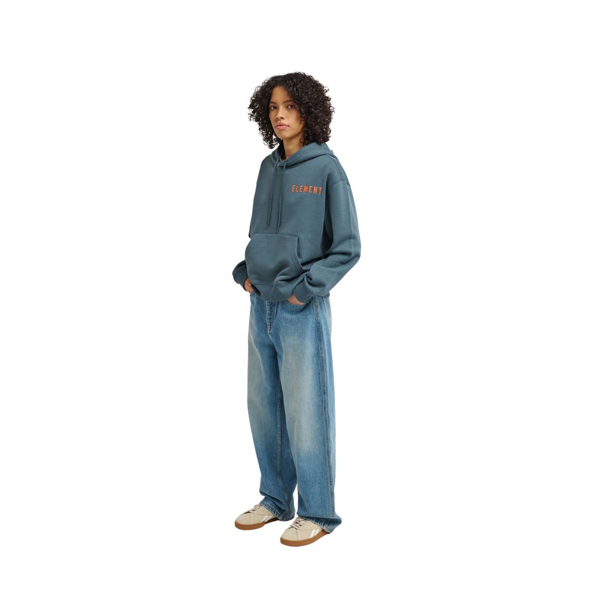 Sweat capuche PEACE OF MIND gris dark slate, ELEMENT