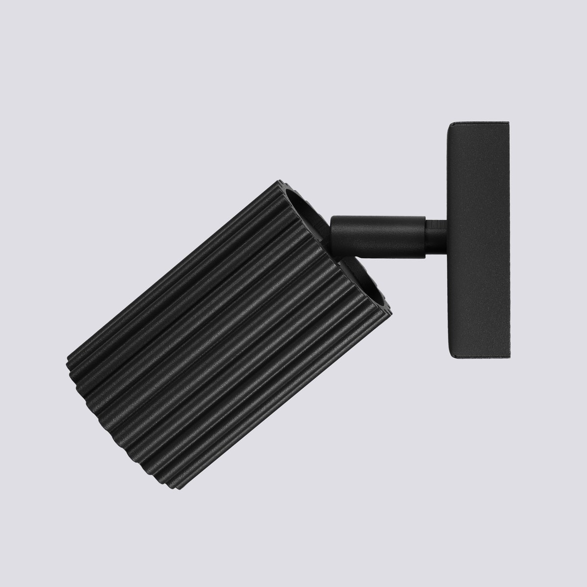 Applique Aluminium Noir GU10 1 Karbon noir, EDEN