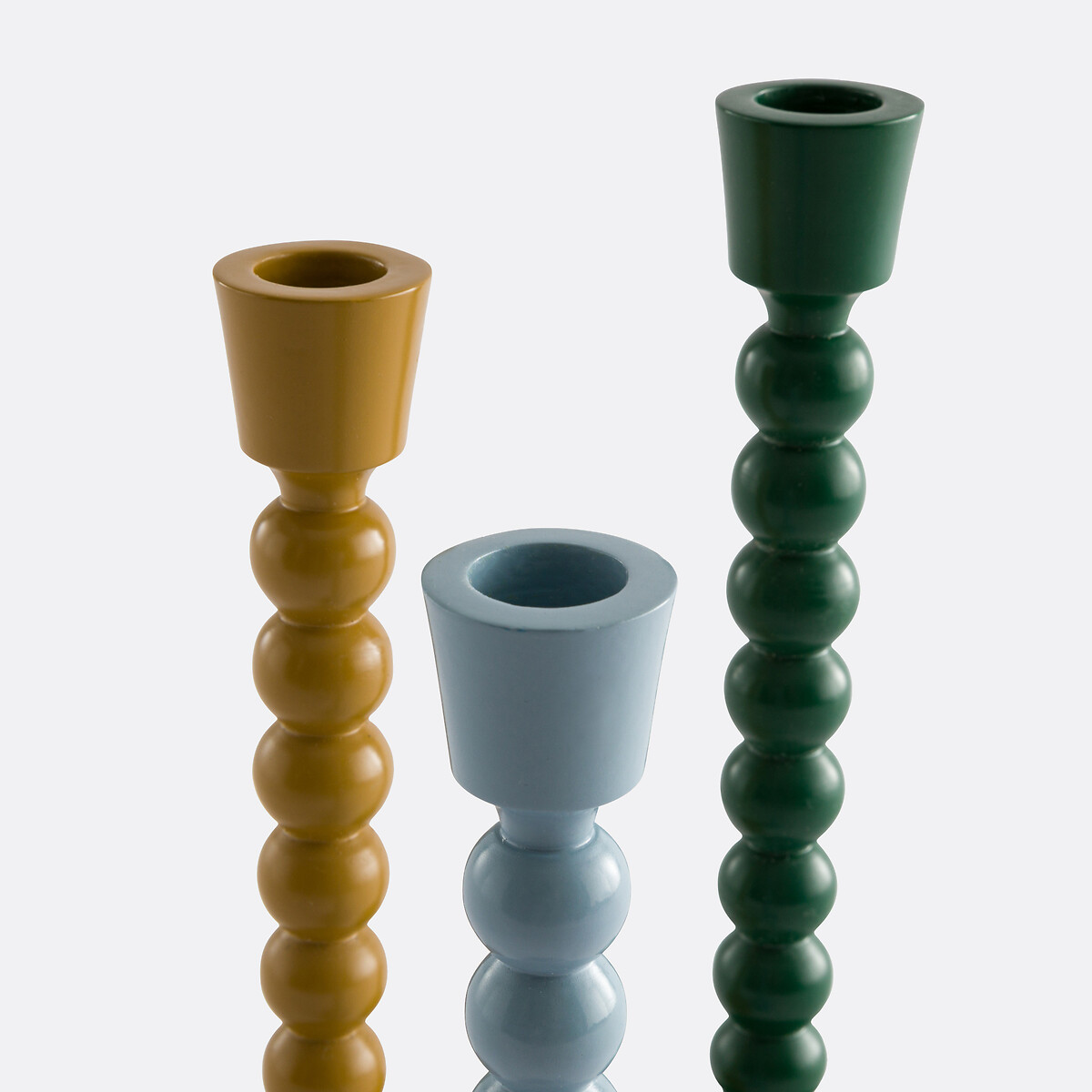 Lot de 3 bougeoirs, Riya multicolore, LA REDOUTE INTERIEURS