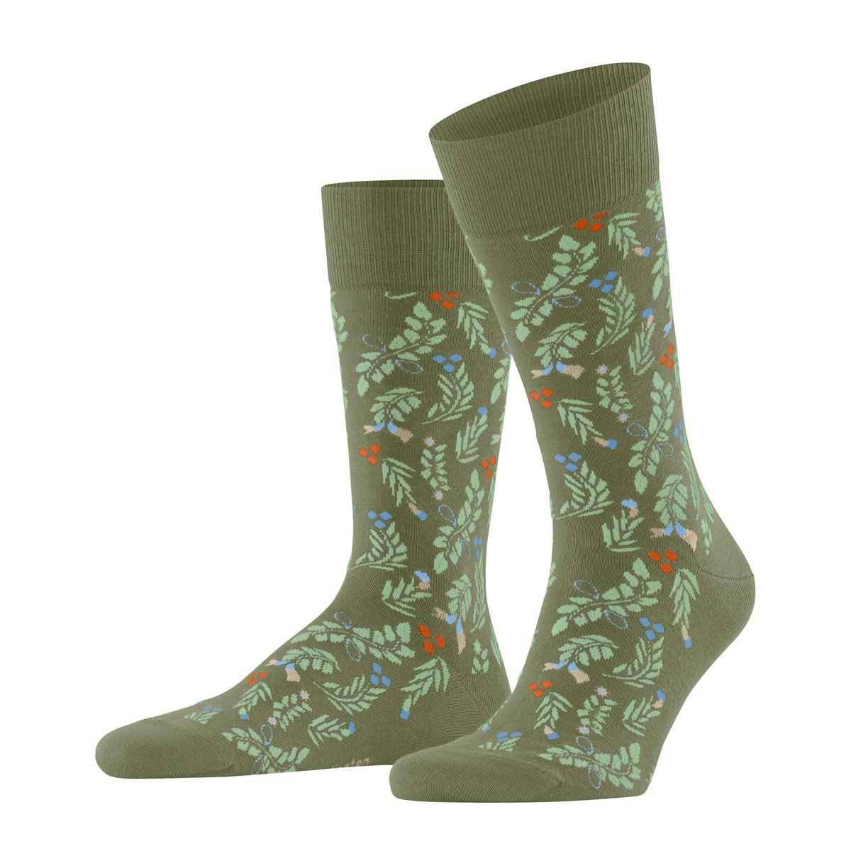 Chaussettes Bloomingday Opaque vert, BURLINGTON