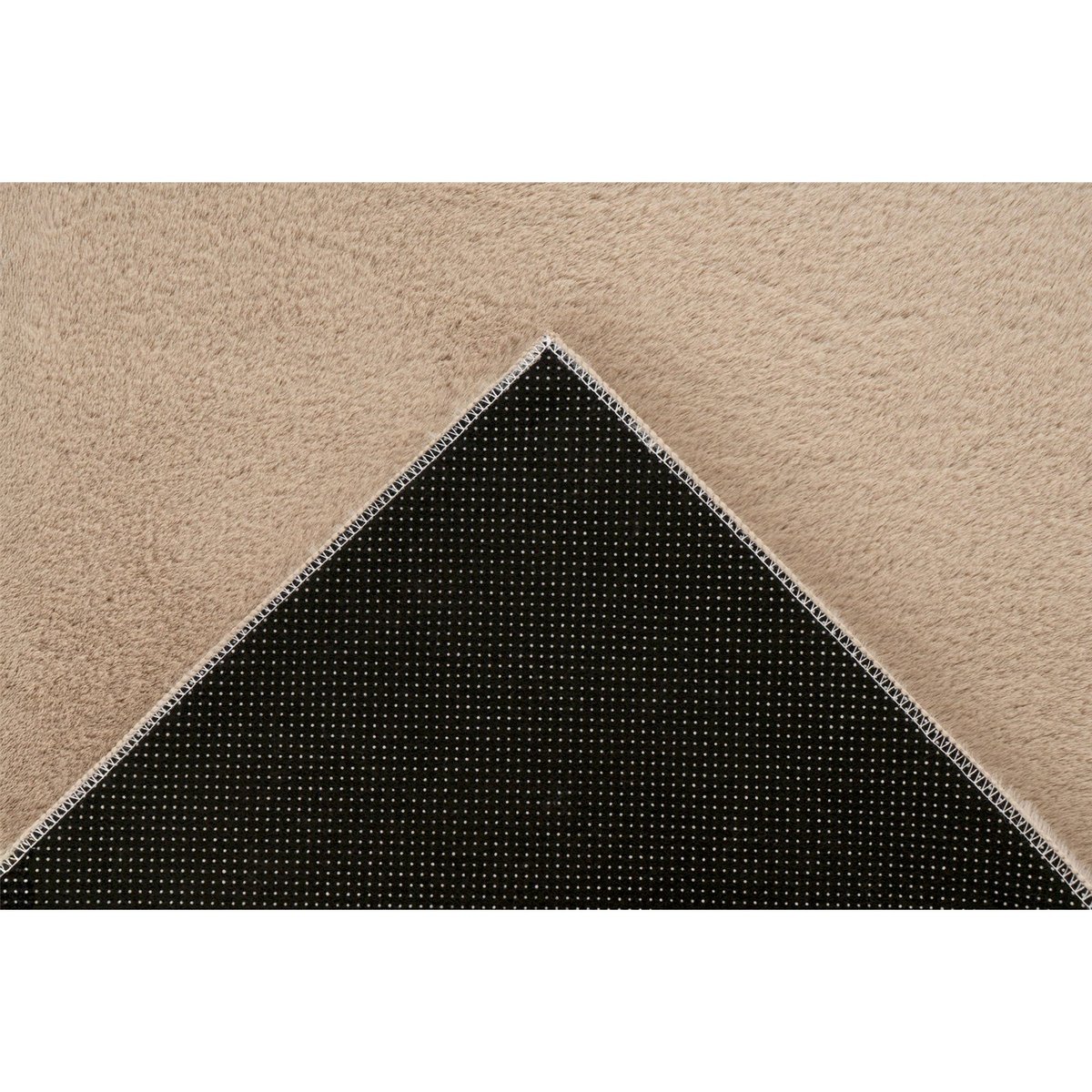 Tapis rectangulaire à poils courts beige sable naturel chaleureux, ARTE ESPINA