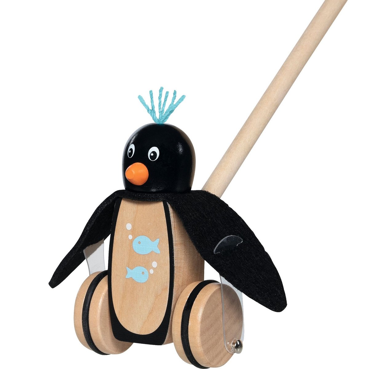 Pablo le pingouin à pousser noir, GOKI