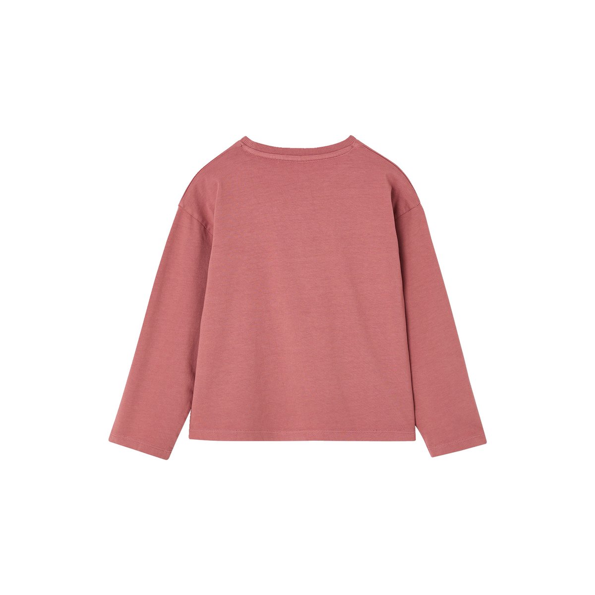T-shirt manches longues vieux rose, VERTBAUDET