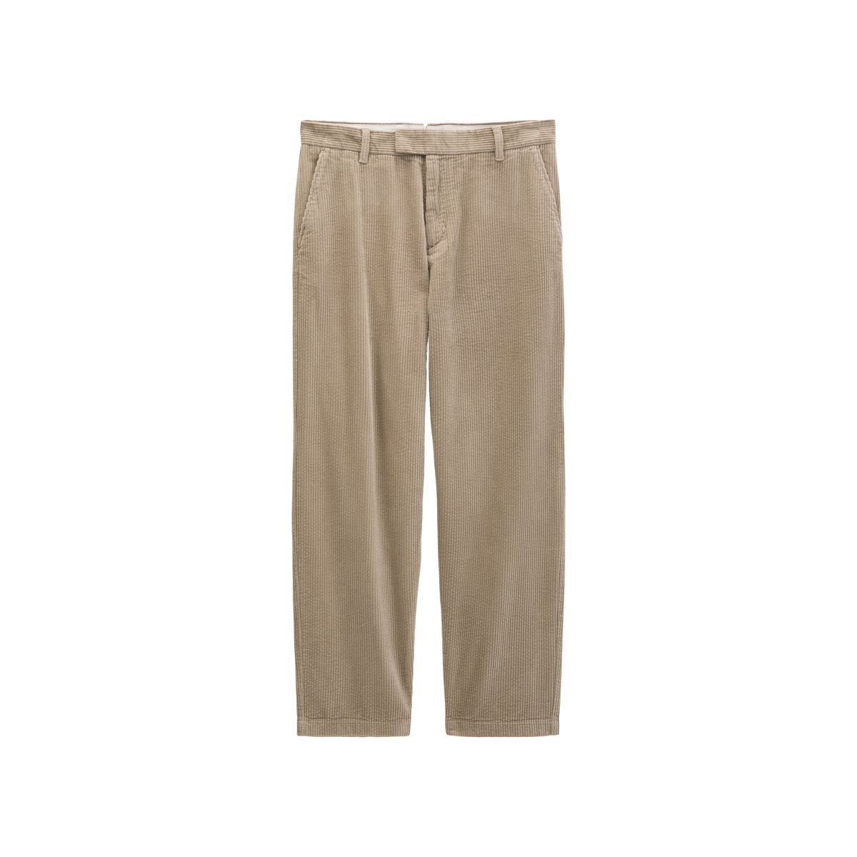 Pantalon en velours côtelé, modèle Bent relaxed en pur coton biologique beige, MARC O'POLO