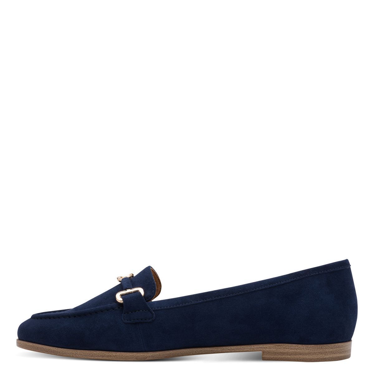 Slipper en cuir bleu, TAMARIS
