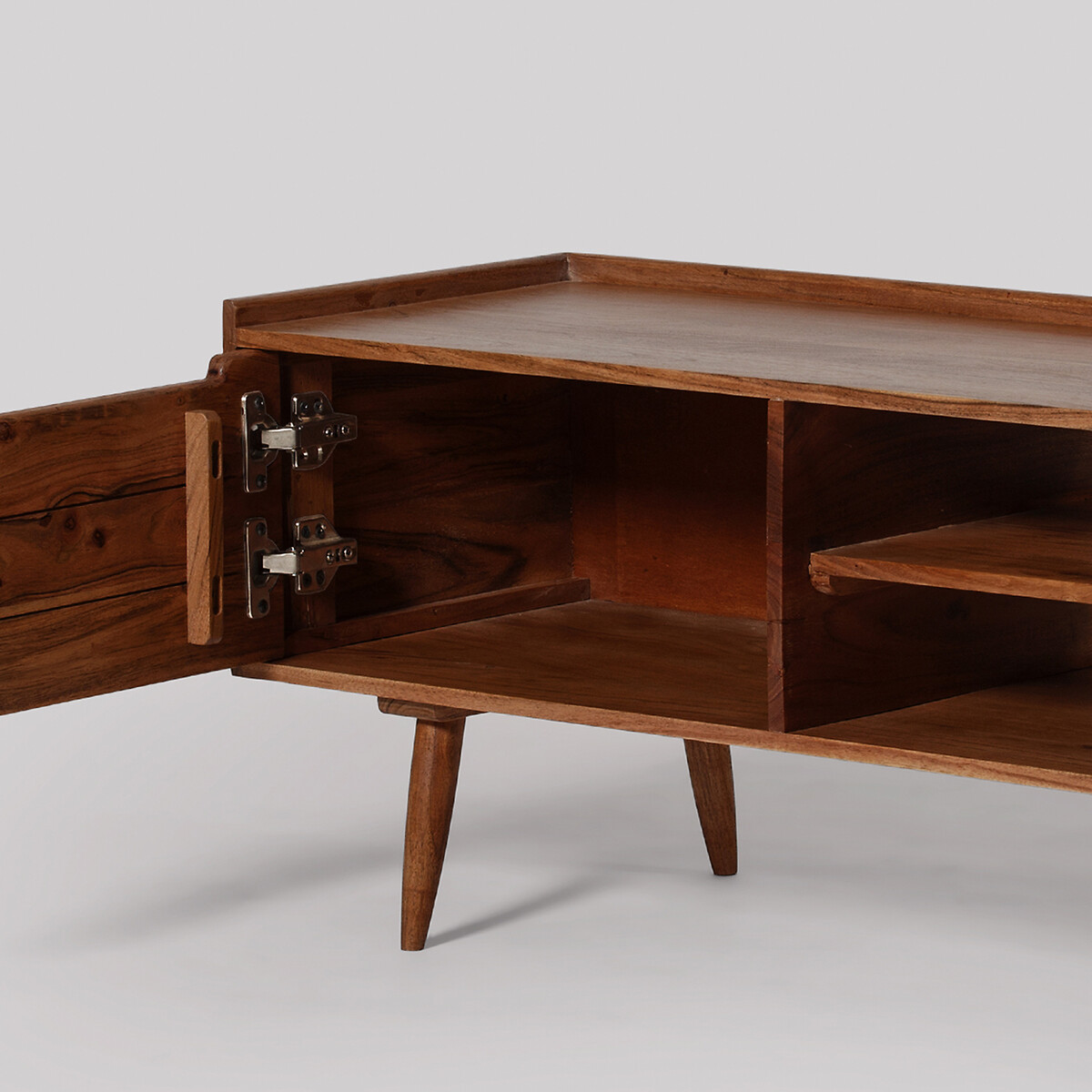 Southwark Acacia Wood 2 Door Media Unit dark acacia wood, SWOON