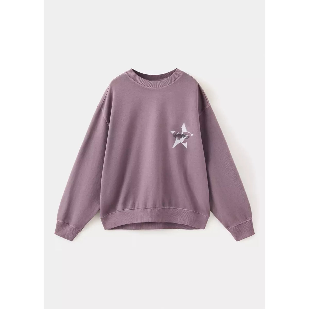 Sweat ballon garment-dyed violet, MANGO KIDS