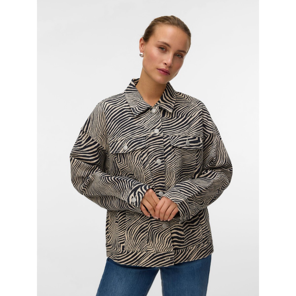 Veste En Jean oatmeal, VERO MODA