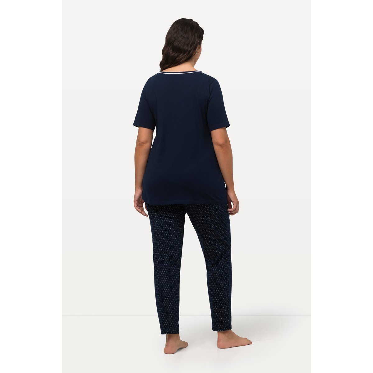 Pyjama deux pièces bleu nuit, ULLA POPKEN