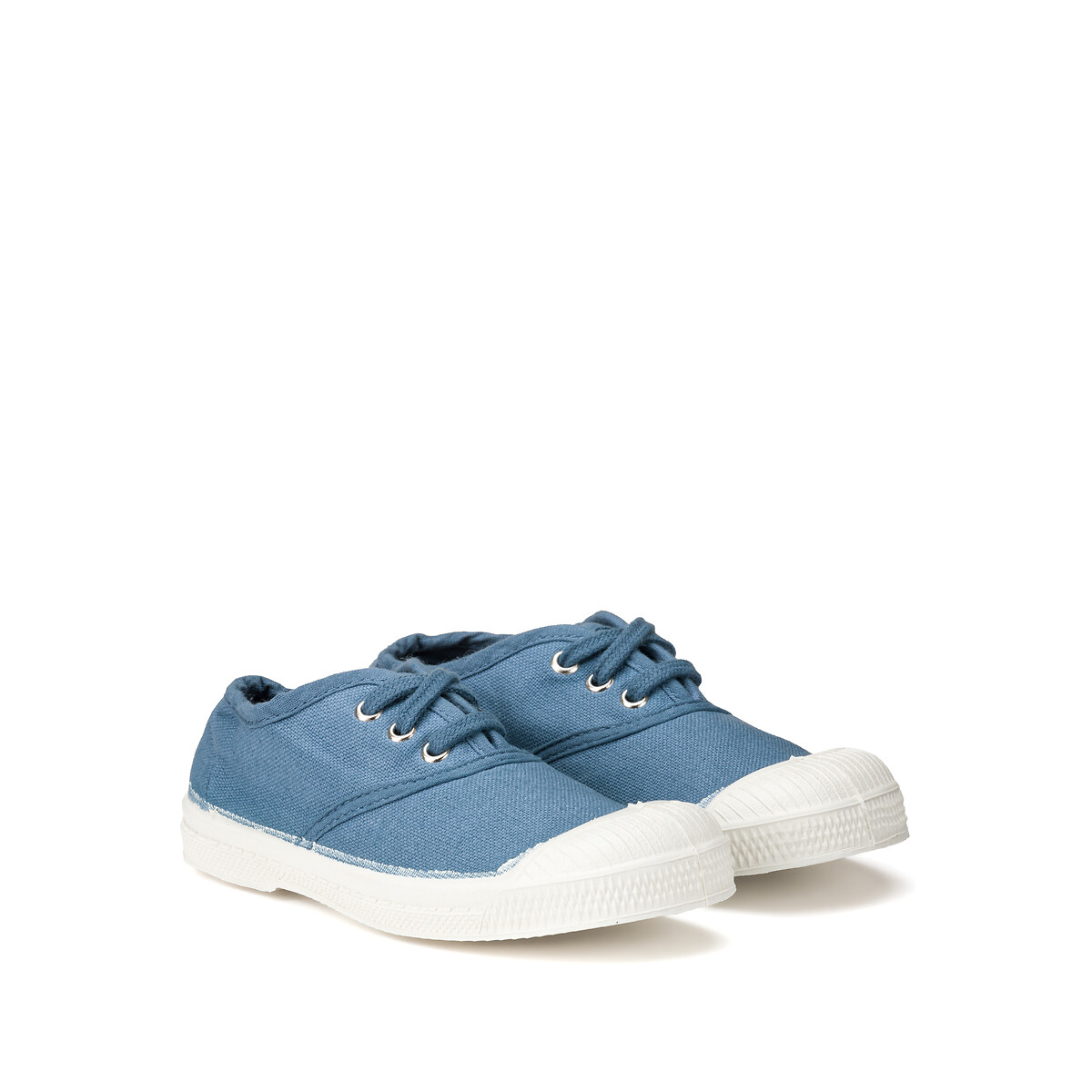 Tennis Lacets bleu denim, BENSIMON