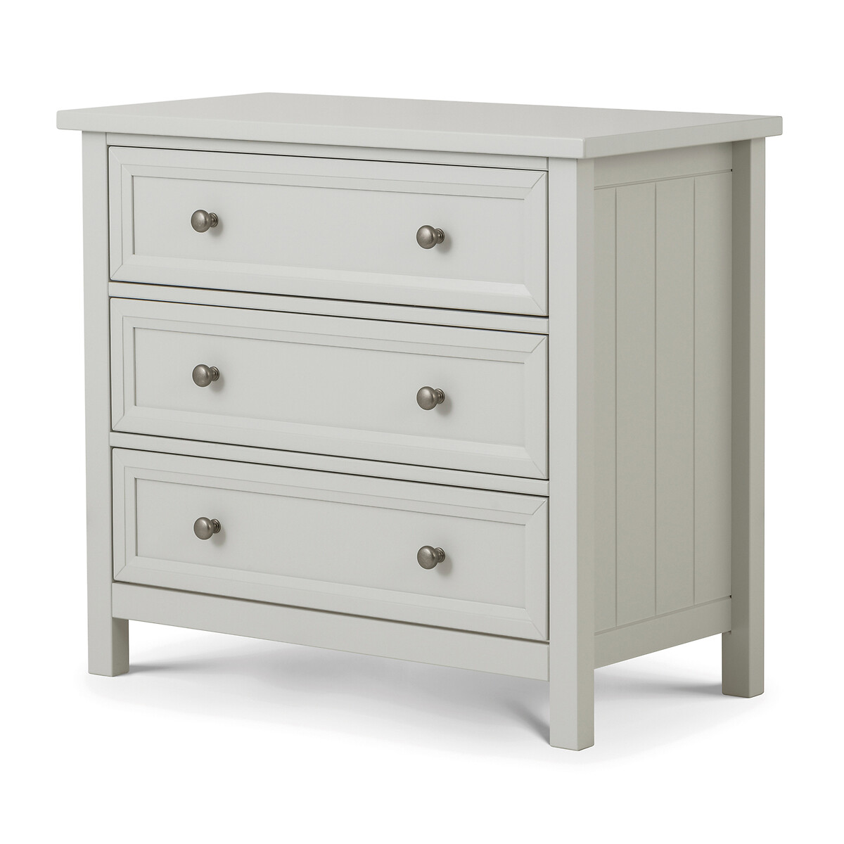 Portland Shaker Style Wide Chest of Drawers dove grey, SO'HOME