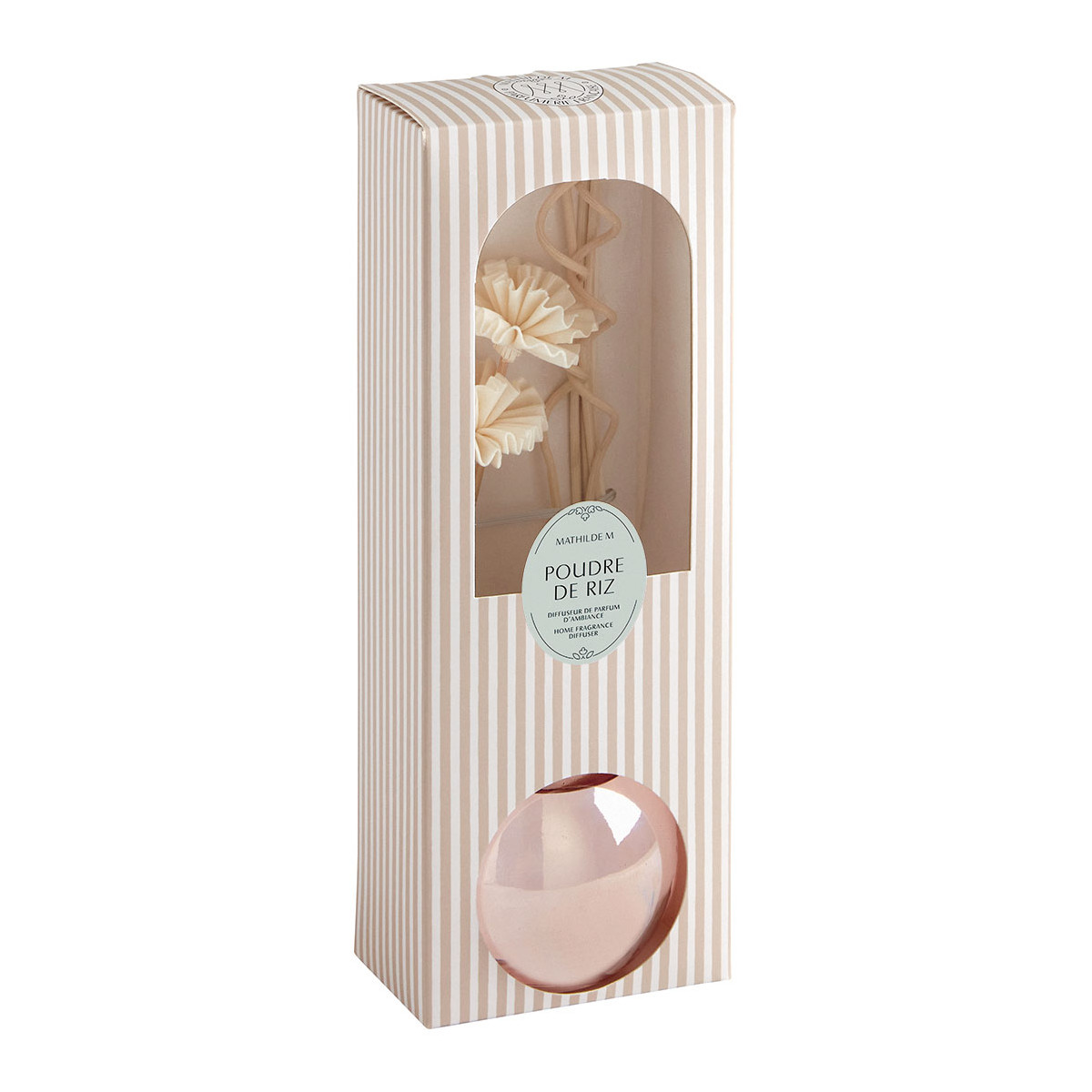 Diffuseur de parfum Poudre de Riz JARDIN DE FANTAISIES rose, MATHILDE M