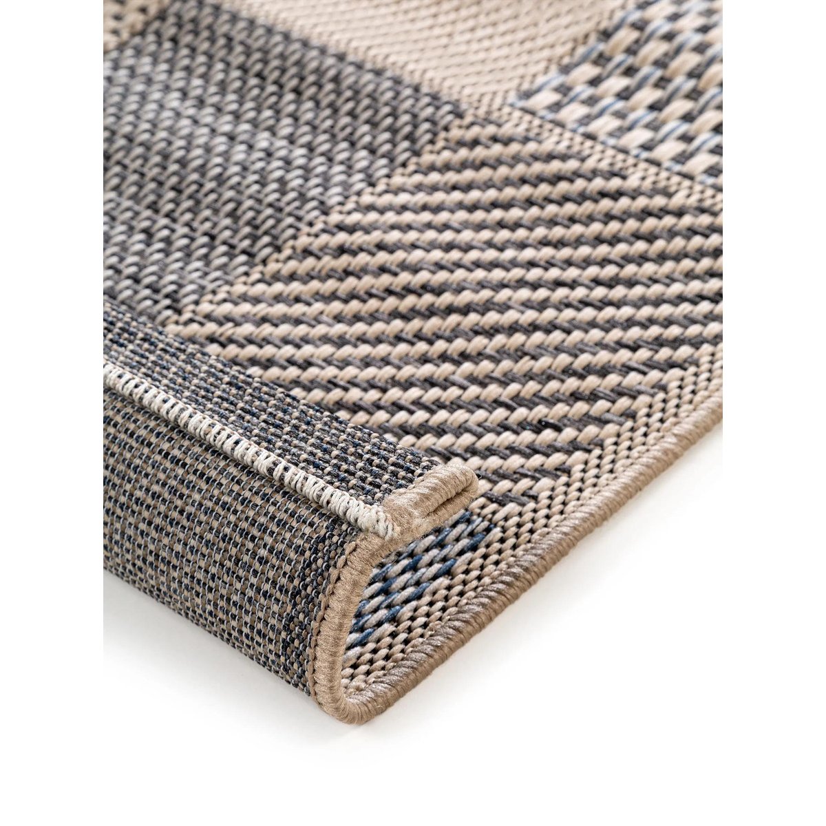 Tapis de couloir d'extérieur & intérieur RIVER bleu, BENUTA