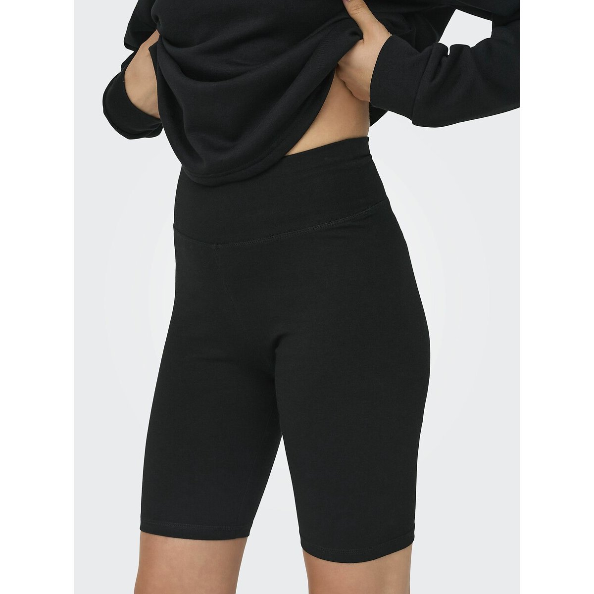 Short Noon moulant longueur cycliste noir, ONLY PLAY