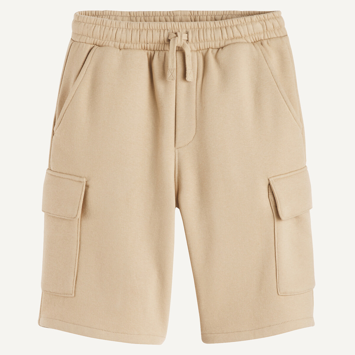 Bermuda battle en molleton beige, LA REDOUTE COLLECTIONS