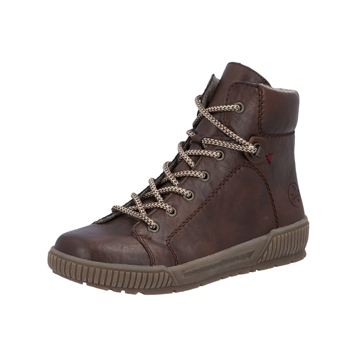 Bottines Cuir Clarino marron, RIEKER