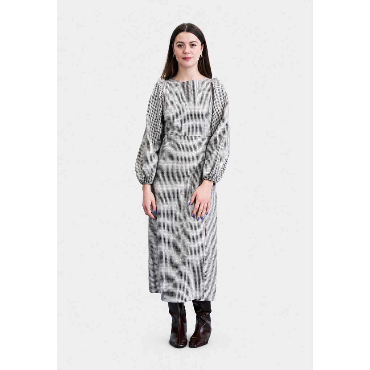 Robe Pavey longue PAVEY beige crème, FRNCH