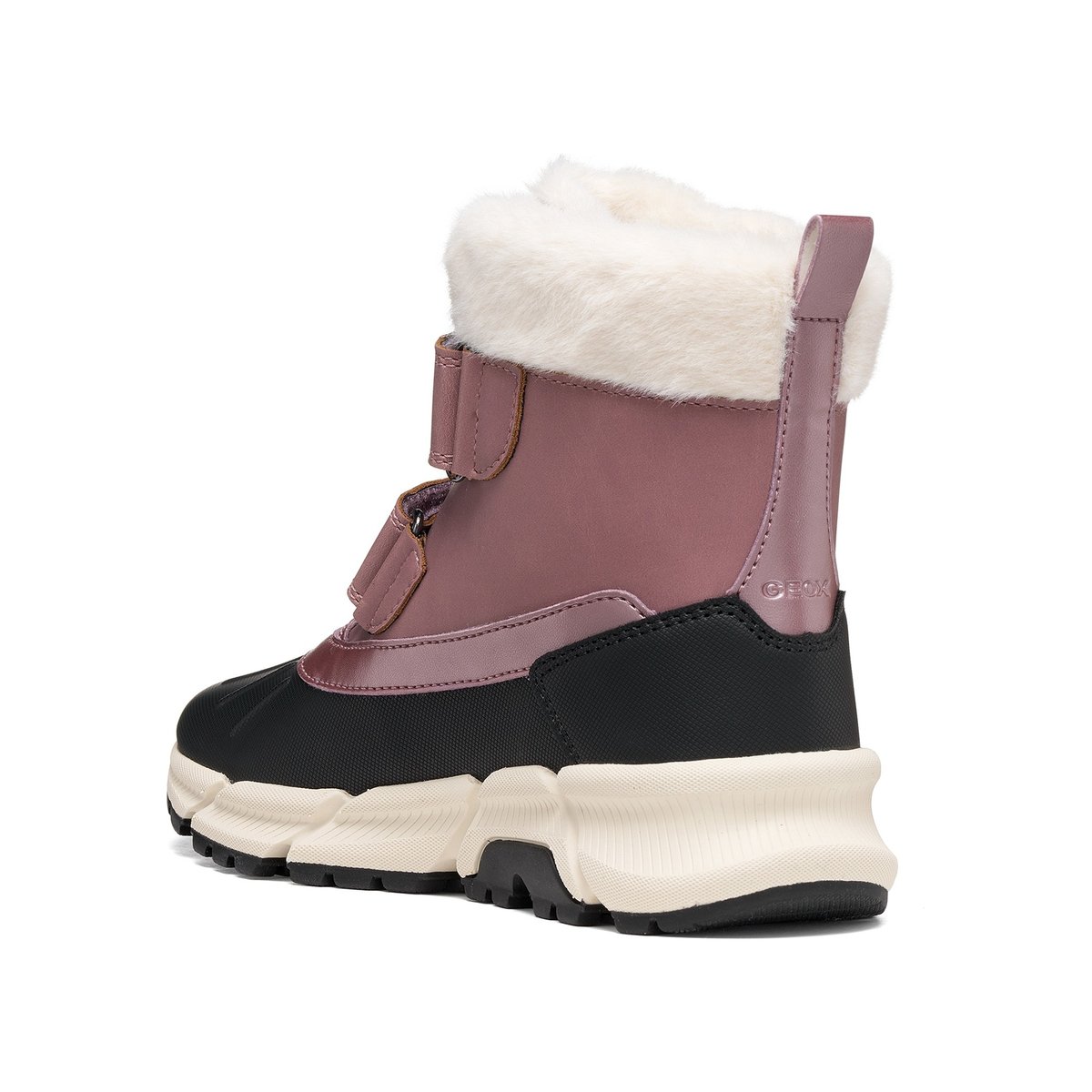 Bottines J FLEXYPER PLUS B ABX rose foncé/noir, GEOX