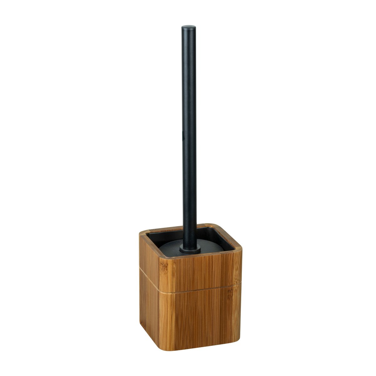 Brosse WC avec support en bambou SERRO marron, WENKO