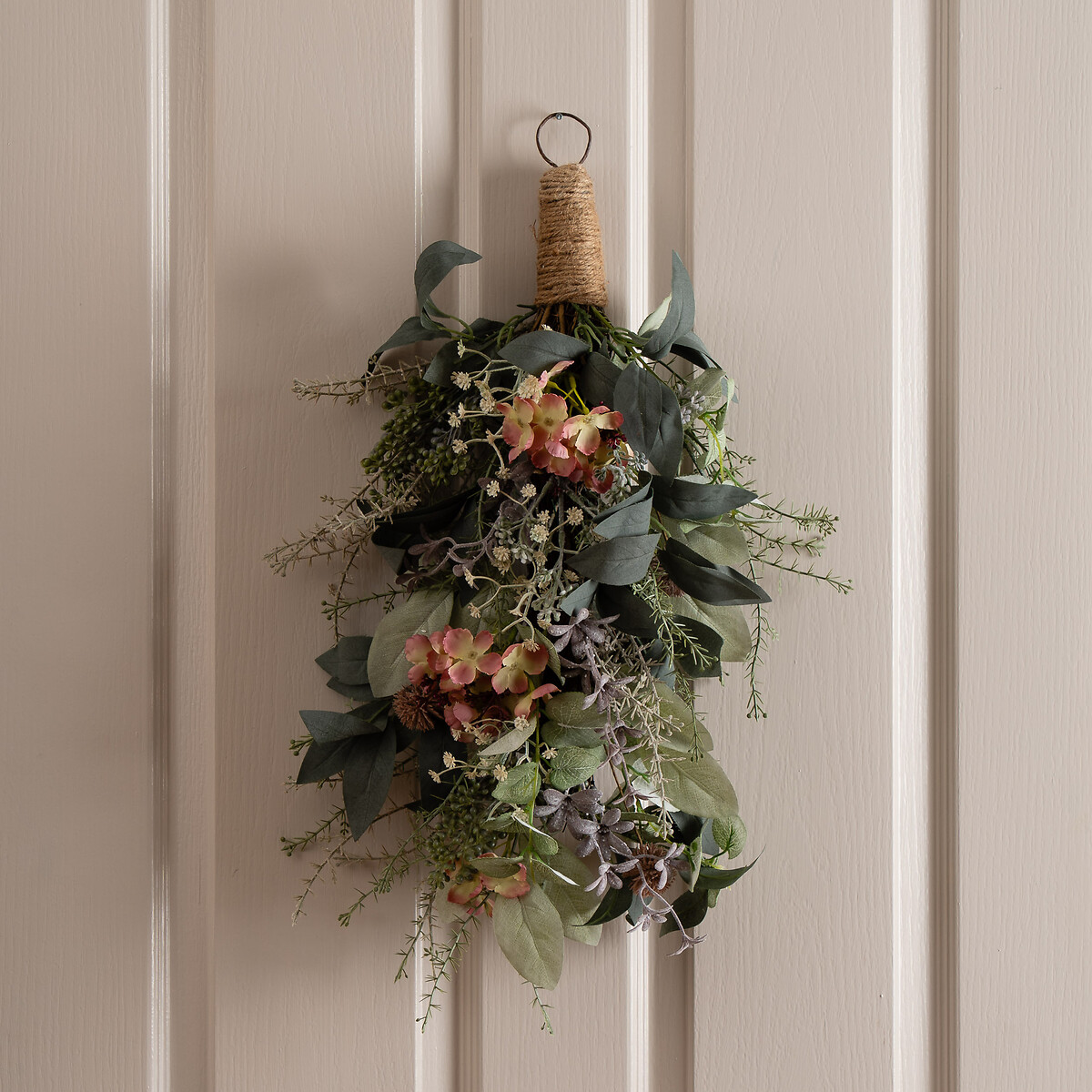 60cm Hydrangea Farmhouse Swag green, SO'HOME