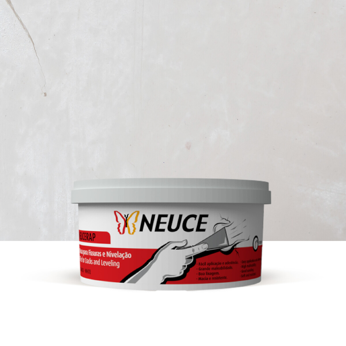 Massa para nivelação Neucerap (900gr), NEUCE incolor, NEUCE