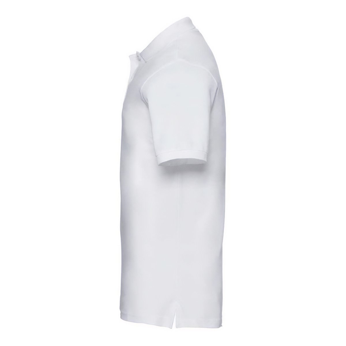 Polo uni manches courtes CLASSIC blanc, RUSSELL