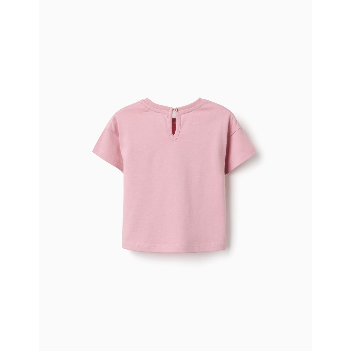 T-shirt en coton avec imprimé Minnie & Figaro rose clair, ZIPPY